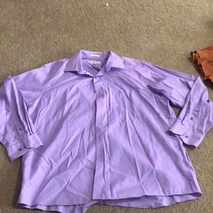 Purple dress shirt Van Heusen